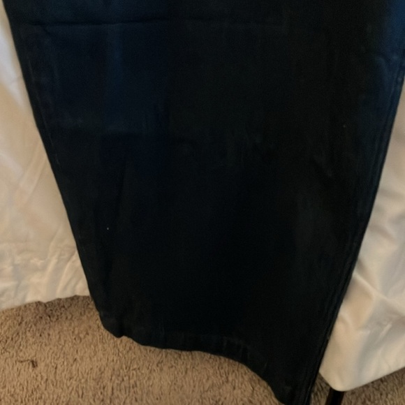 Abercrombie & Fitch: Women’s Mid Rise Wide Leg Jeans- Dark Blue- size 34 (18L) - Picture 6 of 11